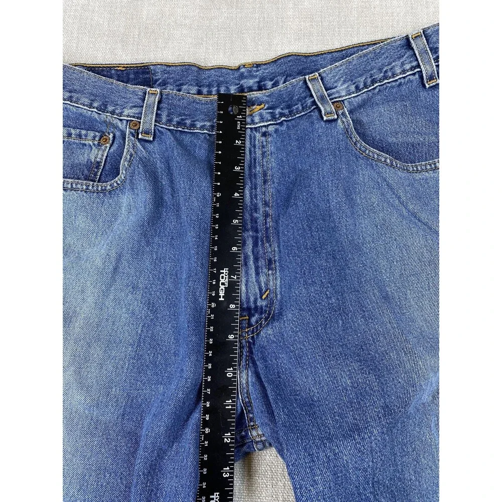 VTG Levis 569 Jeans Mens 34x28 Tag 36x30 Blue Denim Loose Straight Relaxed Baggy